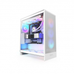 NZXT H7 Flow White RGB (2024) Midi Tower ATX Gaming Geh&auml;use wei&szlig; mit Glasfenster | CM-H72FW-R1 | 5056547205533