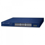 PLANET 24-Port Poe+ Web Smart Switch GS-2210-24P2S | GS-2210-24P2S | 4711605287630