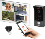 Orno MAILO, zestaw wideodomofonowy jednorodzinny, 4-żyłowy, 10", Wi-Fi, ekran dotykowy, Full HD, RFID, szyfrator | 5908254845109 | 5908254845109