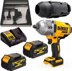 Klucz udarowy Dewalt AKUMULATOROWY KLUCZ UDAROWY 1/2'' XR 18V 2*5.0AH GFN | DW DCF900P2G | 5035048743515