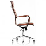 Krzesło biurowe Schneider Electric St&oacute;ł konferencyjny Charley brązowy | 199517 | 7042423850476