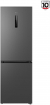 TCL Refrigerator | RP340BSD1 | Energy efficiency class D | Free standing | Combi | Height 185 cm | No Frost system | Fridge net capacity 223 L | Freezer net capacity 117 L | Display | 35 dB | Grey | RP340BSD1 | 8720568107950