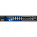 Switch BCS SWITCH POE BCS-B-SP1602G-1SFP 16-PORTOWY SFP BCS BASIC | BCS-B-SP1602G-1SFP | 5904890708457