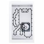 Stealkey Customs Lian Li O11D Mini Front MK2 D5 Distroplate - Acryl - wei&szlig; | WASK-001 | 4260754980003