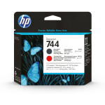 Aksesuāri un izejmateriāli HP  HP 744 Druckkopf Mattschwarz & Rot | F9J88A | 0725184104510