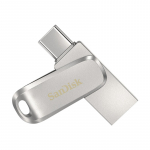 Sandisk Ultra Dual Drive Luxe 1 TB (silber, USB-A 3.2 Gen 1, USB-C 3.2 Gen 1) | SDDDC4-1T00-G46 | 0619659179106
