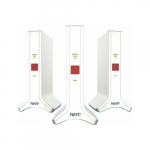 FRITZ! Mesh Set 4200 3er-Set (wei&szlig;/rot, 3x  FRITZ!Repeater 3000 AX) | 20003107 | 4023125031076