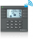 EVOKPD CLASSIC GY Juhtmevaba LCD-pult GENEVO kesks&uuml;steemidele | EVOKPD CLASSIC GY | 5903240615384