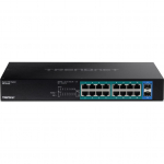 TRENDnet Switch 18-Port Gigabit PoE+ (240W) | TPE-TG182 | 0710931162349