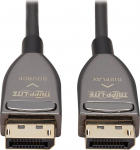 Kabelis Eaton Tripp Lite DisplayPort aktīvais optiskais kabelis (AOC) - UHD 8K 60 Hz, HDR, CL3 novērtēts, Black, 15 m (49 ft.) - DisplayPort kabelis - DisplayPort (M) uz DisplayPort (M) - DisplayPort 1.4 - 15 m - aktīvais optiskais kabelis (AOC), atb ...