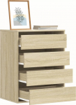 vidaXL Komoda, dąb sonoma, 60x41x76 cm | 852872 | 8721102951299