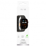 Rihm Puro TITAN roostevabast terasest Apple Watch 42 / 44 / 45 / 49 mm jaoks - Black | 8018417497575 | 8018417497575