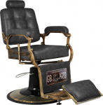 Activeshop Gabbiano fotel barberski Boss HD Old Leather Black | 5906717431562 | 5906717431562