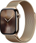 Apple Watch 10 GPS + Cellular 42mm Gold Titanium Milanese Loop Gold  (MX083QF/A) | MX083QF/A | 0195949563492