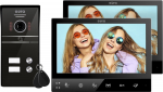 Eura Wideodomofon EURA VDP-80C5 - dwurodzinny, Black, 2x LCD 7'', FHD, obsługa 2 wejść, kamera 1080p., czytnik RFID, natynk | VDP-80C5 | 5905548277967