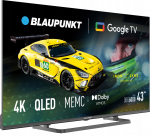 Blaupunkt telewizor Smart TV Google TV UHD Q-LED 43" Black 43QBG6000S | 37439 | 8594213441078