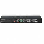 Switch Mercusys Mercusys MS126CP Gigabit Ethernet v&otilde;rgul&uuml;liti (10/100/1000) PoE tugi 1U Black | MS126CP | 6957939003753