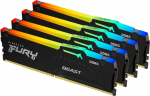 Pamięć Kingston Fury Beast RGB, DDR5, 128 GB, 5600MHz, CL40 (KF556C40BBAK4-128) | KF556C40BBAK4-128 | 740617335170