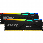 Pamięć Kingston Fury Beast RGB, DDR5, 64 GB, 5600MHz, CL36 (KF556C36BBEAK2-64) | KF556C36BBEAK2-64 | 740617331929