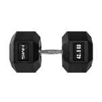 HMS hantel Hex Pro kummiga kaetud 1 x 42.5 kg | 17-66-128 | 5907695518214