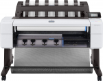 Ploter HP HP DesignJet T1600dr PostScript - 914 mm (36") Grossformatdrucker - Farbe - Tintenstrahl - Rolle (91,4 cm x 91,4 m), 914 x 1219 mm - 2400 x 1200 dpi - bis zu 0.32 Min./Seite (einfarbig)/ bis zu 0.32 Min./Seite (Farbe) - Kapazitat: 2 Rollen  ...