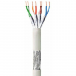 Techly Kabel instalacyjny TechlyPro skrętka Cat6 S/FTP drut, CCA, 305m szary | 022595 | 8054529022595