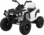 Ramiz Pojazd Quad ATV Pompowane Koła White | PA.BDM0906.AIR.BIA | 5903864904437