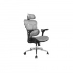 Equip Ergonomischer B&uuml;rostuhl+Kopf/Armst&uuml;tzen           Gray lite Retail | 651050 | 4015867238615
