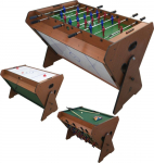 Enero P&ouml;&ouml;rlev m&auml;ngulauakomplekt 3in1 piljard, lauajalgpall, &otilde;huhoki 121x89x84,5CM | 5902431050607 | 5902431050607
