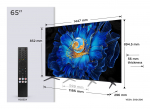 TCL C69KS 65C69KS 165,1 cm (65") 4K Ultra HD nutiteler Wi-Fi Metallic | 65C69KS | 5901292527280