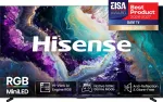 Hisense 100UR8DS RGB MiniLED 253 cm (100 tolli), Black/Dark Grey, UltraHD/4K, Hi-View AI Engine RGB, 180Hz paneel | 100UR8DS | 6942351436982