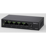 V&otilde;rgul&uuml;liti Synology Juhtimatu L2 Gigabit Ethernet (10/100/1000) PoE tugi Lauaarvuti Black (PS500) | PS500 | 4711174726691