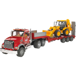BRUDER MACK Granite madalhaagis ja JCB 4CX ekskavaatorlaadur (red) | 02813 | 4001702028138