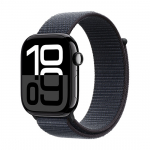 Watch Apple Watch Series 10 GPS 46mm Jet Black Aluminium Case with Sport Loop - Black | MWWR3QF/A | 195949563768
