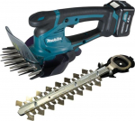 Makita Akku-Grasschere UM600DSMEX, 10,8Volt (blau/Black, 2x Li-Ionen Akku 4,0Ah) | UM600DSMEX | 0088381837392