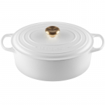 Le Creuset Malmpott ovaalne 31cm / 6,3L valge | 02727249 | 0024147272496