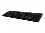 Datora tastatūra Logitech  Logitech G915 Lightspeed Wireless RGB Mechanical Gaming Keyboard - GL Tactile - CARBON - DEU - CENTRAL | 920-008903 | 5099206080560