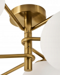 Lampa sufitowa Beliani Lampa sufitowa ISAR Metal Gold | 623616   Bel | 4069605024688