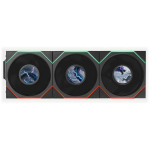 Ventilaator Lian Li Uni Fan TL LCD Flex traadita ARGB PWM (komplekt 3 tk 120mm Black) | LULI-167 | 4718466023575