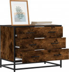 vidaXL Komoda, przydymiony dąb, 70x41x56 cm | 849076 | 8721102841354