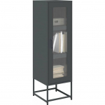vidaXL Komoda wysoka Antracyt 36x39x123 cm Stal walcowana na zimno | 853394 | 8721158372284