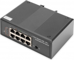 DIGITUS Switch Ind. 7-Port  Gigabit 30W PoE Unmanaged schwar | DN-651113 | 4016032457947