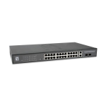 LevelOne GEP-2841 GEP-2841, Managed, L2, Gigabit Ethernet (10/100/1000), PoE, Rack mount, 1U | GEP-2841 | 4015867228159