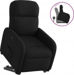 vidaXL Reguleeritav lahtik&auml;iv tugitool, Black, riidega polsterdatud | 3302974 | 8721102959561