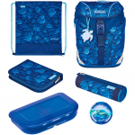 Herlitz algkooli seljakott SoftLight Plus GREENline Deep Sea | 50043026 | 4008110344546