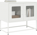 vidaXL valge k&uuml;lmvaltsitud terasest telerikapp, 68x39x60,5 cm | 853337 | 8721158371713