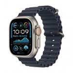 Watch Apple Watch Ultra 2 (2023) LTE 49mm Natural Titanium Case with Ocean Band - Navy | null | 195949580413