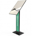 Compulocks Brandable VESA Floor Stand for Screens Up to 32 Inches - Black, 81.3 cm (32"), Universal, Universal screens up to 32", Black, Steel, Floor | 140BLBPB | 810157342515