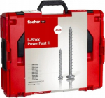 Fischer L-BOXX 102 PowerFast II Pan-Head (silber, 1801-teilig, mit Profi-Bitset) | 568480 | 4048962487633
