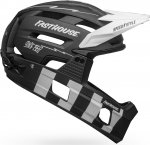 Bell Kask full face BELL SUPER AIR R MIPS SPHERICAL matte black white fasthouse roz. L (59-63 cm) (NEW) | 768686383885 | 768686383885